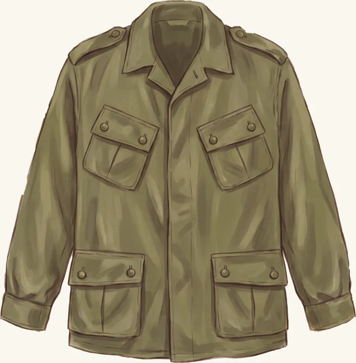 Jungle Jacket, drawn by Khun Peh